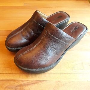 Born Leather Clogs